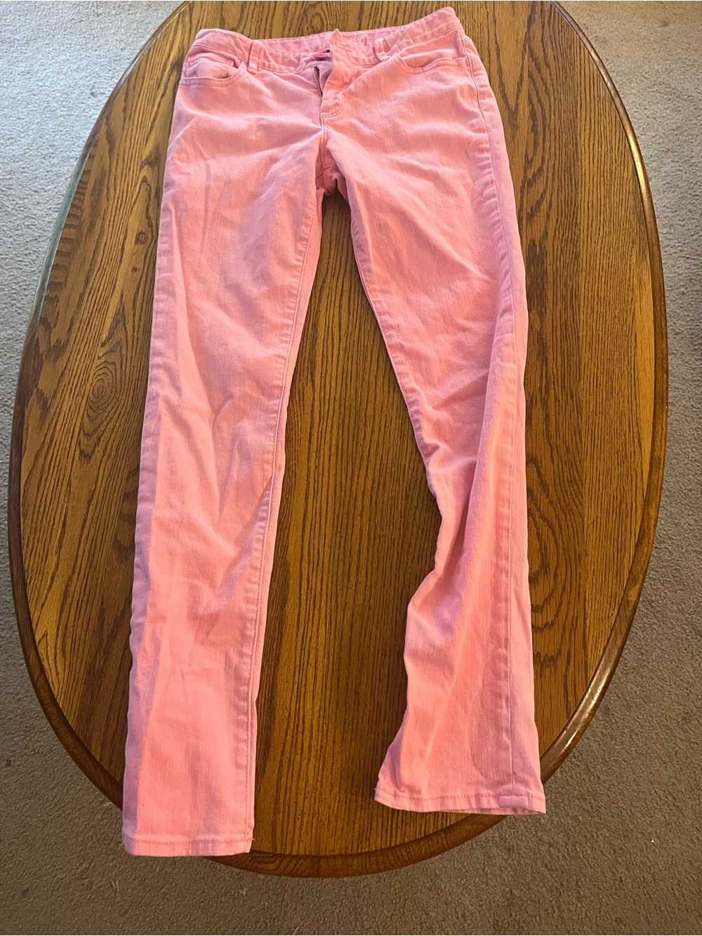 girls skinny Pink Straight-Leg Jeans
